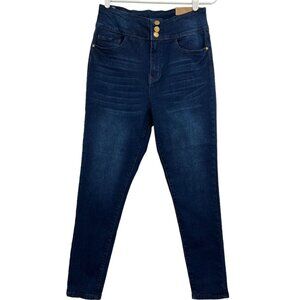 ROCK & REPUBLIC Women High Rise Skinny Ankle Stretch Blue Jeans Size 10  (29x26)